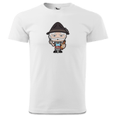 Da Oid Sinzer Griller T Shirt Herren Weiss Landl Front